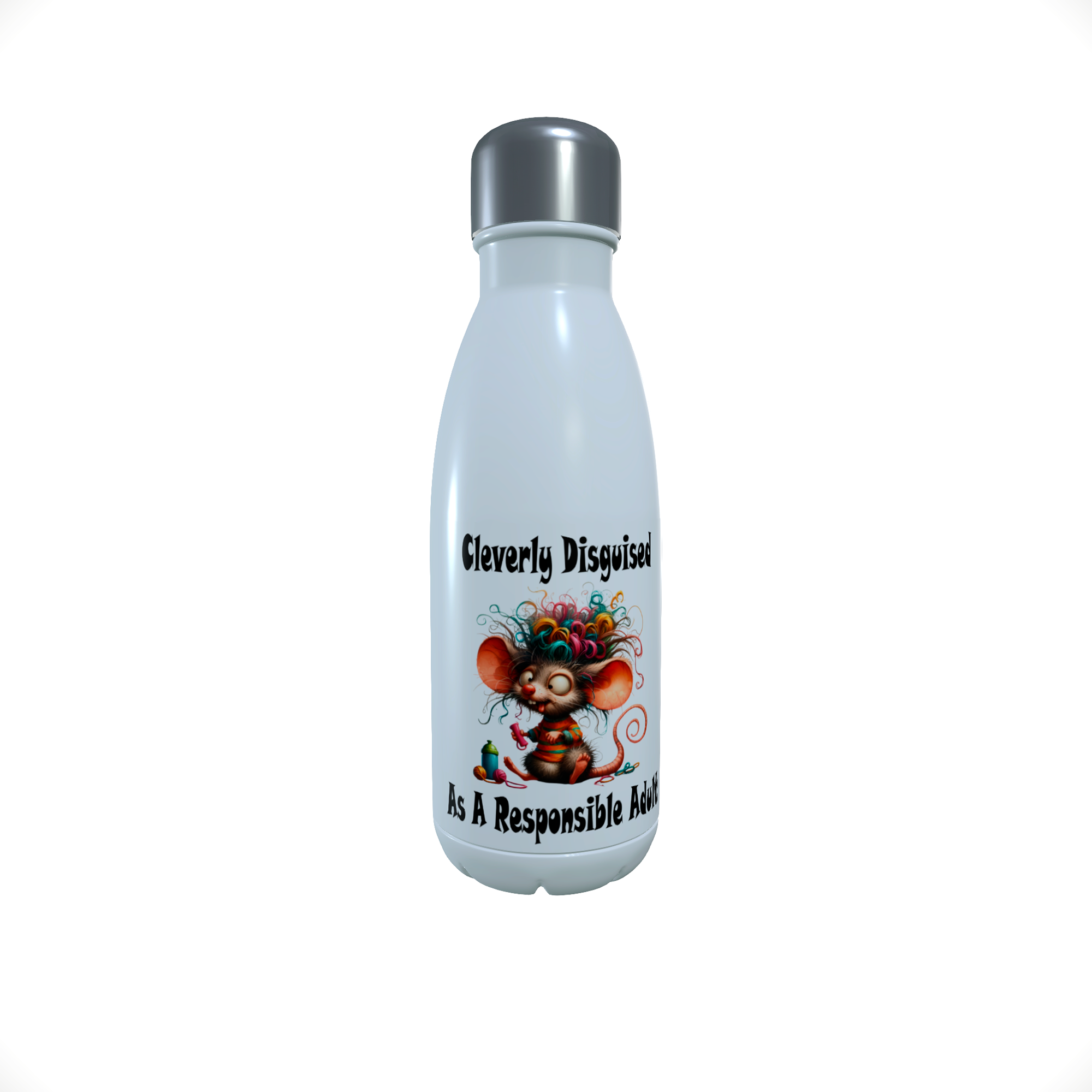 Cleverly Disguised as a Responsible Adult... Thermal Bottle - Click Image to Close